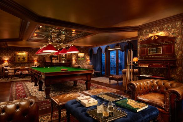 The Billiards Room at Ashford Castle