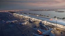 Rendering of the planned expansion plans at Velana International Airport. 