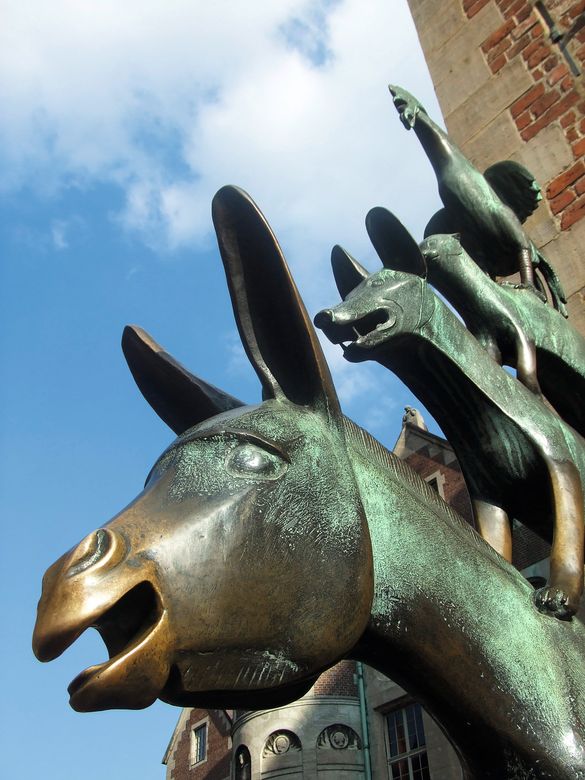 Bremen - Bremer Stadtmusikanten-Denkmal
