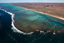 Ningaloo reef coastline