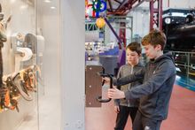 Play with the interactive exhibits at Enginuity