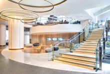 open concept lobby with natural daylight