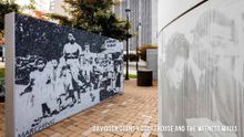 Davidson County Courthouse and the Witness Walls in Nashville