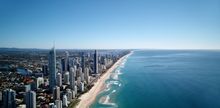 Surfers Paradise to The Spit Aerial