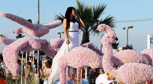 Anthestiria (06 May) is the spring Flower Festival, which dates back centuries to Pagan times and honours nature's most 'alive' season with spectacular flower floats