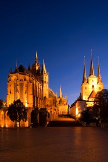 St Mary's Cathedral and Church of St Severus in Erfurt