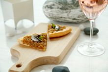 Provence Canape with Rose Wine