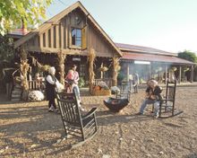 Sitting around the Firepit in Leipers Fork