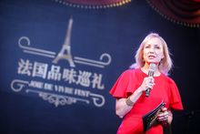Photo Caption: Ruth Boston, Senior Vice President, Marketing and Brand Management, Sands China Ltd. at the opening night of Joie De Vivre Festival at The Parisian Macao Eiffel Tower.