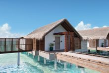 exterior overwater villas
