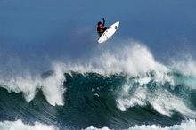 Surfing at Thurso