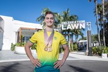 Australian Gold Medal Cyclist Matthew Glaetzer visits The Star Gold Coast