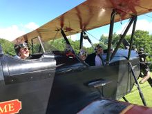Old Rhinebeck Aerodrome biplane ride