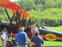 Old Rhinebeck Aerodrome biplane ride