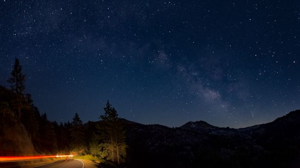 Tuolumne County's dark sky makes for idea stargazing (Yosemite National Park).