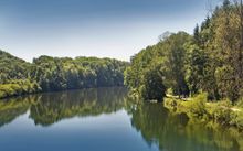 Donauradweg bei Günzburg