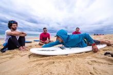 Surfing with UCPA