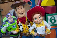 Buzz Lightyear, Sheriff Woody and Jessie the Yodeling Cowgirl from Disney•Pixar’s “Toy Story” films will interact with guests in the new Toy Story Land when it opens June 30 at Disney’s Hollywood Studios. (photo courtesy of Walt Disney World)