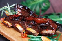 Applewood Smoked Barbecue Beef Ribs