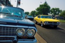 The Woodward Dream Cruise attracts 1.5 million people to Woodward Avenue in August. 