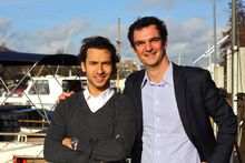 Photo of Click&Boat Co-founders Edouard Gorioux and Jérémy Bismuth