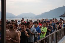 Participants at the Start Line