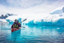 Kayaking in Antarctica