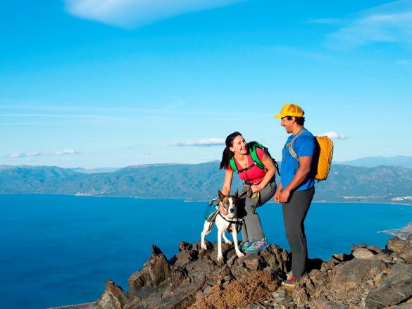 Hiking above Lake Tahoe