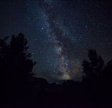 Night sky in Nevada