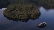 Spirit of the Wild cruising on the Gordon River on Tasmania's west coast