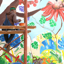 Collaborative artworks: Greenpop's Festival of Action