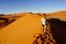 Dune 45 climb, Sossusvlei, Namibia