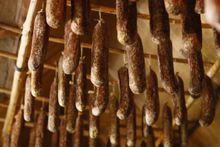 Air-dried sausages at Klausenhof
