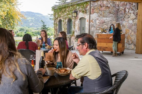 Dining at Wero in Geyserville.