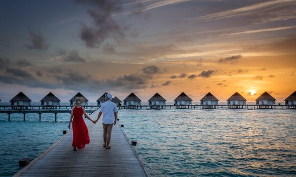 The Maldives is well known for its honeymoon offerings. Image shows Centara Grand Island Resort & Spa.