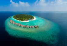 The Maldives has been crowned the winner of ‘Best Honeymoon Destination’ in the prestigious Luxury Lifestyle Magazine Readers’ Travel Awards 2018. Image shows Dusit Thani Maldives.