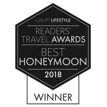 Luxury Lifestyle Magazine Readers’ Travel Awards 2018 winner’s logo.