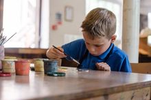Paint a fridge magnet at Coalport China Museum