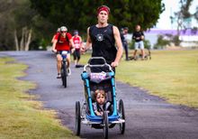 Training Wheels: Adam 'Adsy' Gordon and son Leo