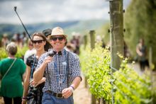Festival-goers enjoying Toast Martinborough 