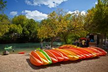 Kayaks on Lady Bird Lake