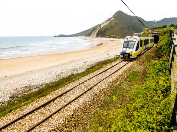Slow train through Asturias