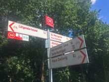 Knotenpunkt Beschilderung