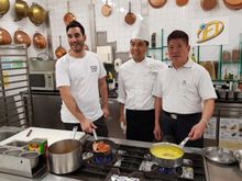 PICTURED: Chefs Julian Cincotta (left) and King Tong Lau (right)