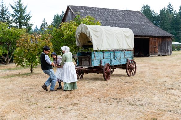 Philip Foster Farm on the Oregon Trail