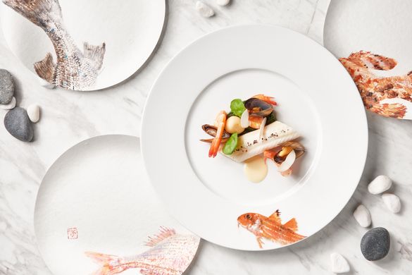 Dieppoise-style sole fillet