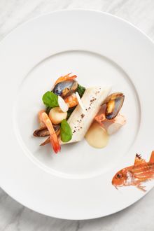 Dieppoise-style sole fillet