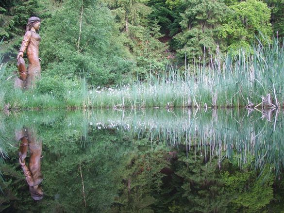 Frau Holle Teich im Sommer
