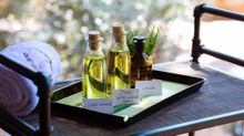 The fresh ingredients used to create the signature blends are grown and harvested in the property garden itself