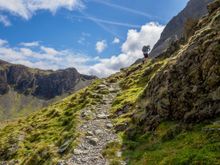 Ascending Dale Head from the Newlands Valley 